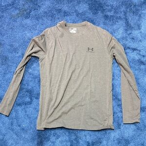 Under Armour Men's Long Sleeve Tee - Taupe